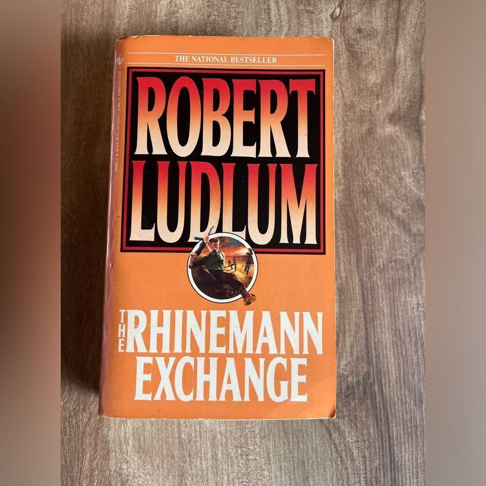 The Rhinemann Exchange By Robert Ludlum (National Best Seller) 1989 Edition